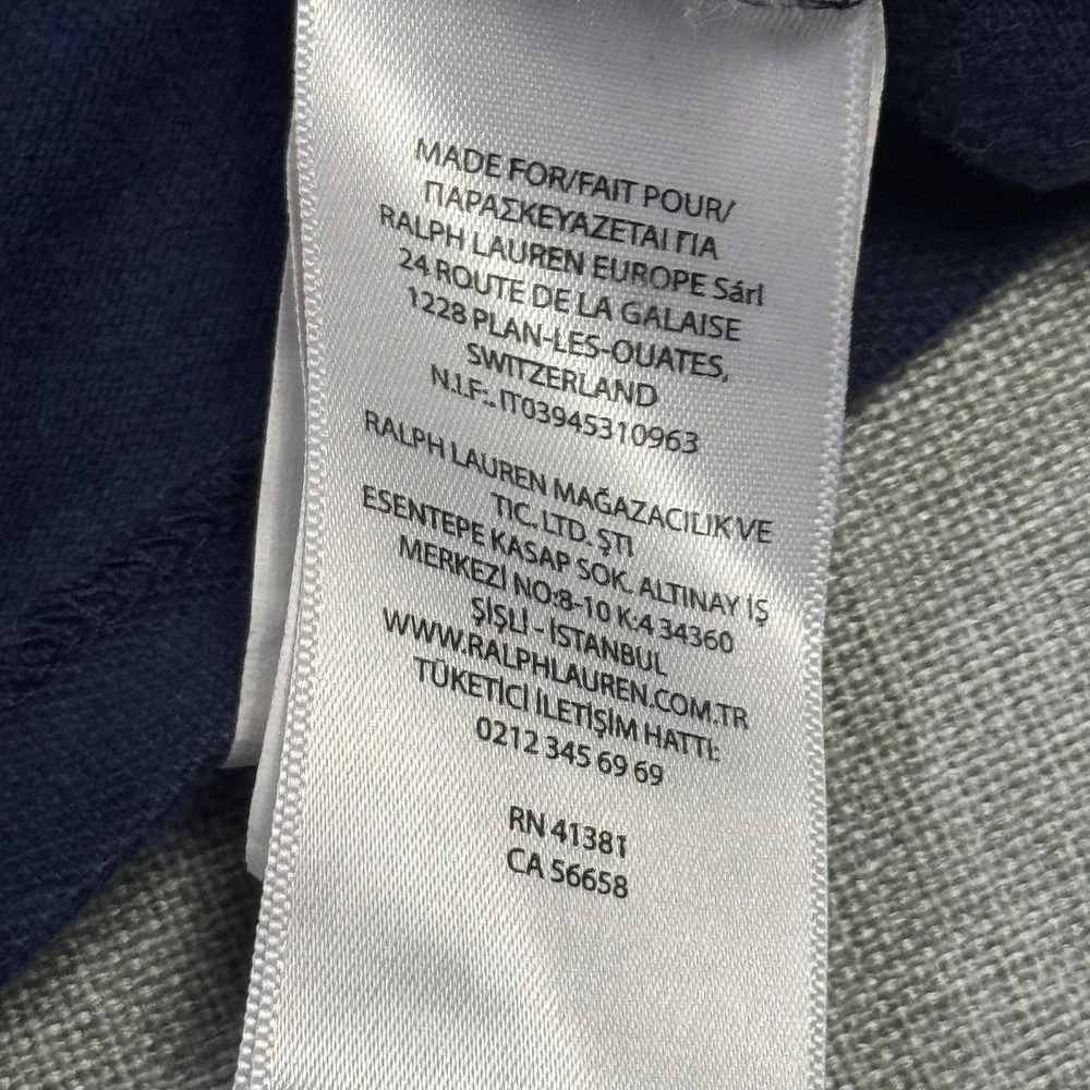 Polo Ralph Lauren Classic Fit Polo Shirt Mens 2XL Blue Short Sleeve 100% Cotton